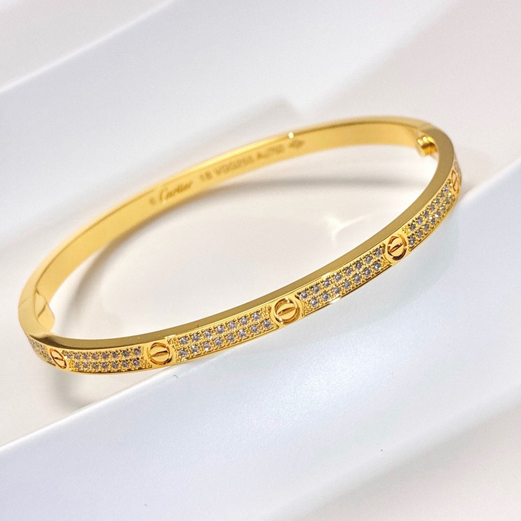 [sparkle Jewelery]LOVE BRACELET 3.65MM DIAMOND-PAVED