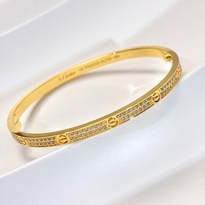 [sparkle Jewelery]LOVE BRACELET 3.65MM DIAMOND-PAVED