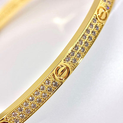[sparkle Jewelery]LOVE BRACELET 3.65MM DIAMOND-PAVED