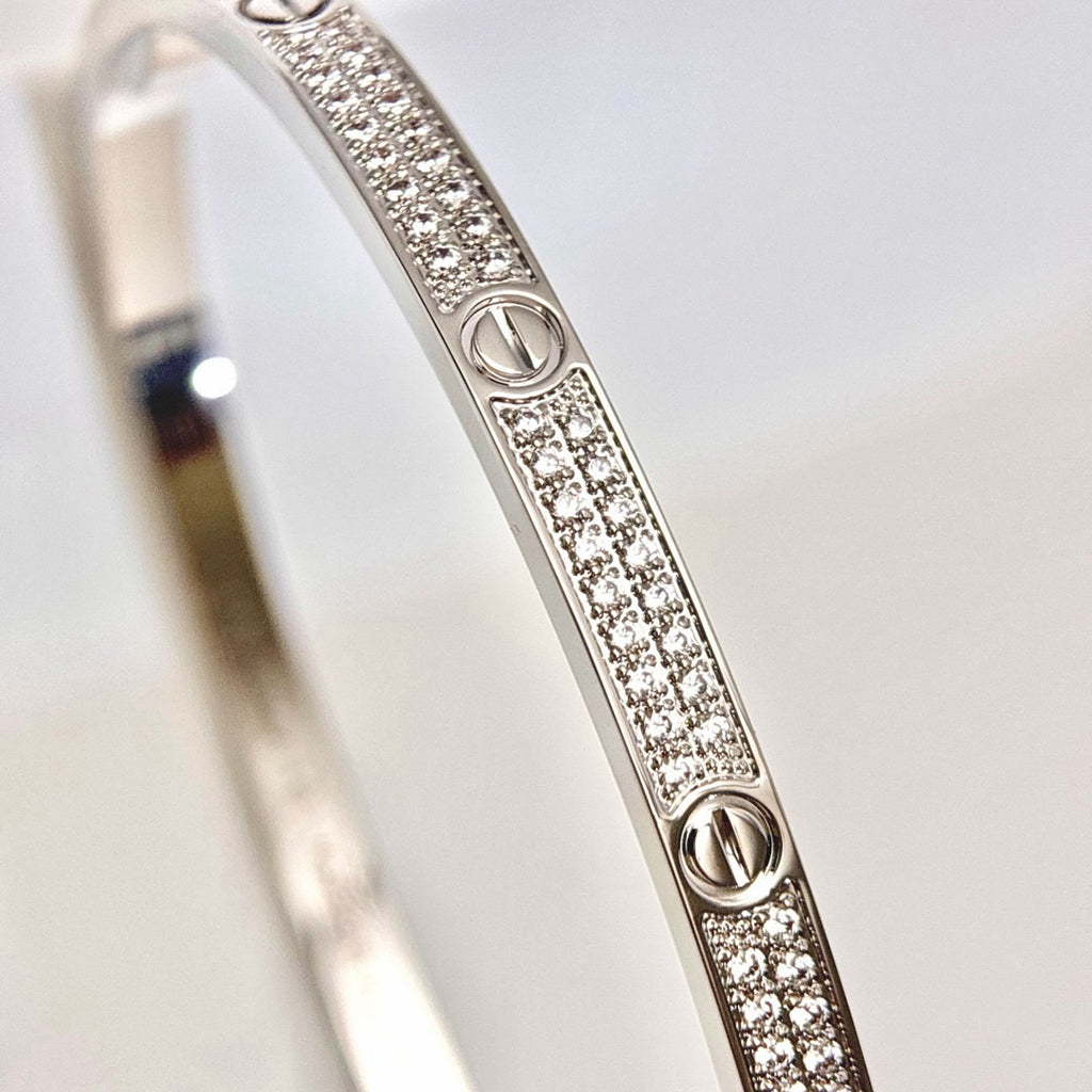[sparkle Jewelery]LOVE BRACELET 3.65MM DIAMOND-PAVED