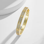 [sparkle Jewelery]LOVE BRACELET 6.1MM DIAMOND-PAVED 10 BIG DIAMONDS