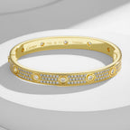 [sparkle Jewelery]LOVE BRACELET 6.1MM DIAMOND-PAVED 10 BIG DIAMONDS