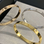 [sparkle Jewelery]LOVE BRACELET 6.1MM 4 DIAMONDS