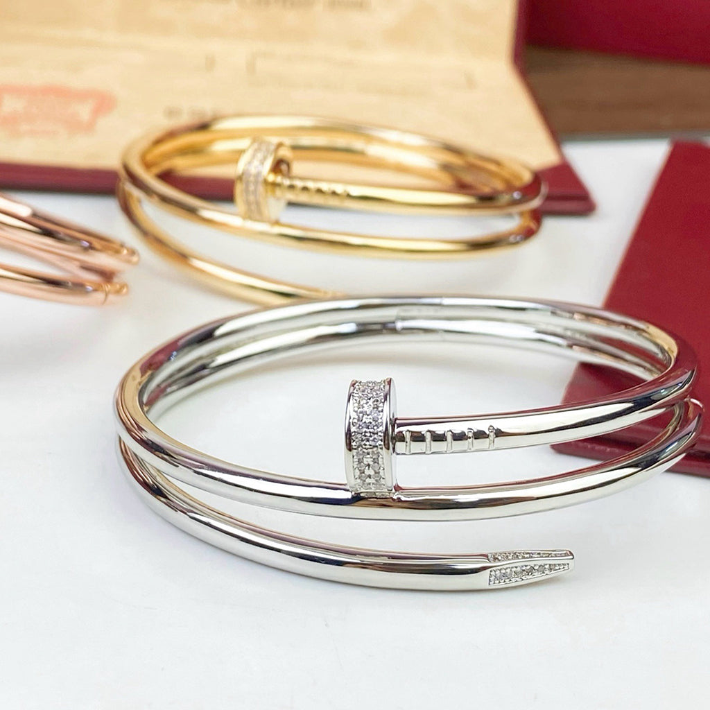 [sparkle Jewelery]JUSTE BRACELET 3.5MM DOUBLE ROW DIAMOND