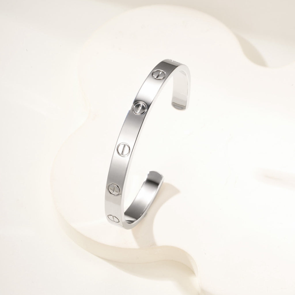[sparkle] LOVE BRACELET 6.1MM OPEN CUFF