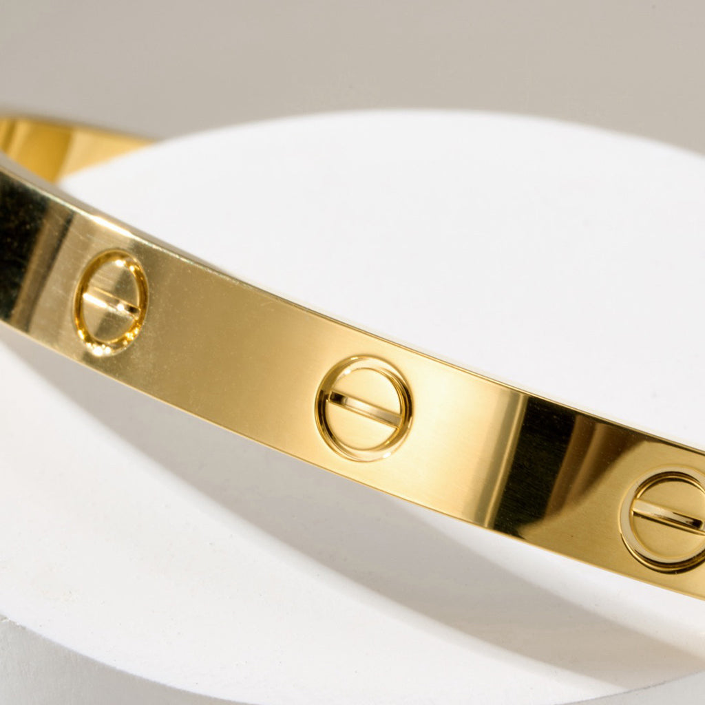 [sparkle] LOVE BRACELET 6.1MM OPEN CUFF
