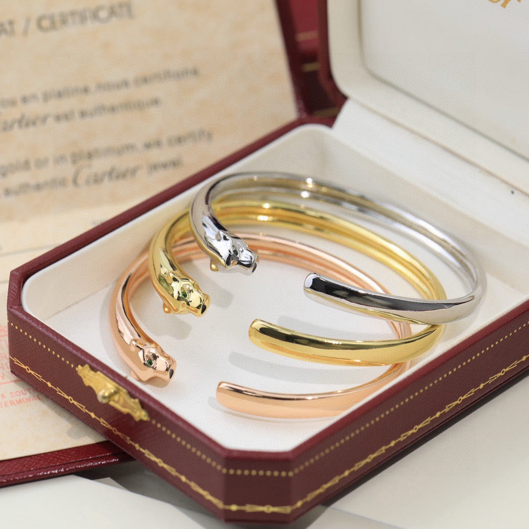 [sparkle Jewelery]PANTHERE OPEN BRACELET