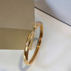 [sparkle Jewelery]PANTHERE HALF DIAMOND OPEN BRACELET