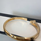 [sparkle Jewelery]PANTHERE HALF DIAMOND OPEN BRACELET