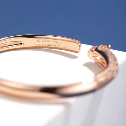 [sparkle Jewelery]PANTHERE FULL DIAMOND OPEN BRACELET
