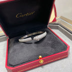 [sparkle Jewelery]PANTHERE FULL DIAMOND OPEN BRACELET