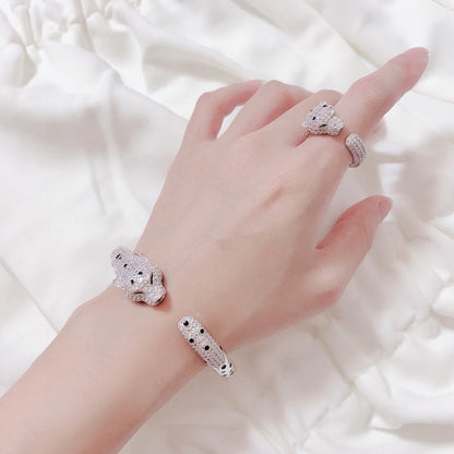 [sparkle Jewelery]PANTHERE BIG BRACELET DIAMONDS