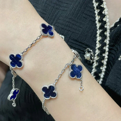 [sparkle Jewelry ]CLOVER 5 MOTIF PIETERSITE BRACELET COLLECTION