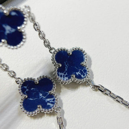 [sparkle Jewelry ]CLOVER 5 MOTIF PIETERSITE BRACELET COLLECTION