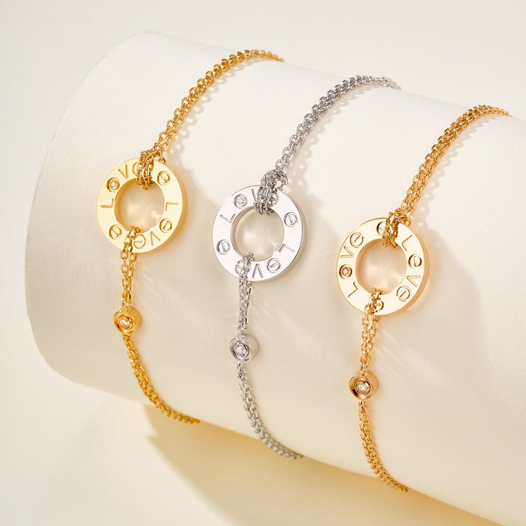 [sparkle Jewelery]LOVE BRACELET 2 DIAMOND