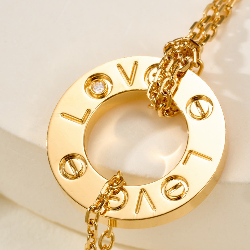 [sparkle Jewelery]LOVE BRACELET 2 DIAMOND