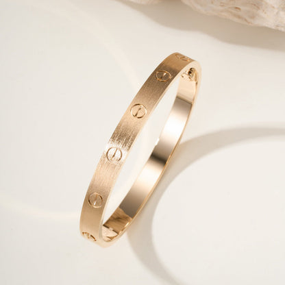 [sparkle Jewelery]LOVE BRACELET 6.1MM BRUSHED