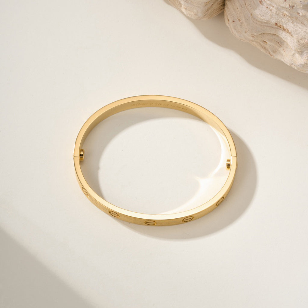 [sparkle Jewelery]LOVE BRACELET 6.1MM BRUSHED