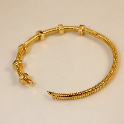 [sparkle Jewellery]CT- Ecrou Collection Nut & Screw Bracelet