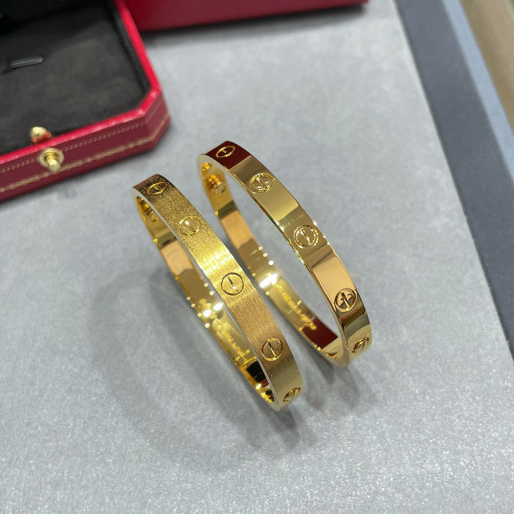 [sparkle Jewelery]LOVE BRACELET 6.1MM BRUSHED