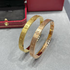 [sparkle Jewelery]LOVE BRACELET 6.1MM BRUSHED