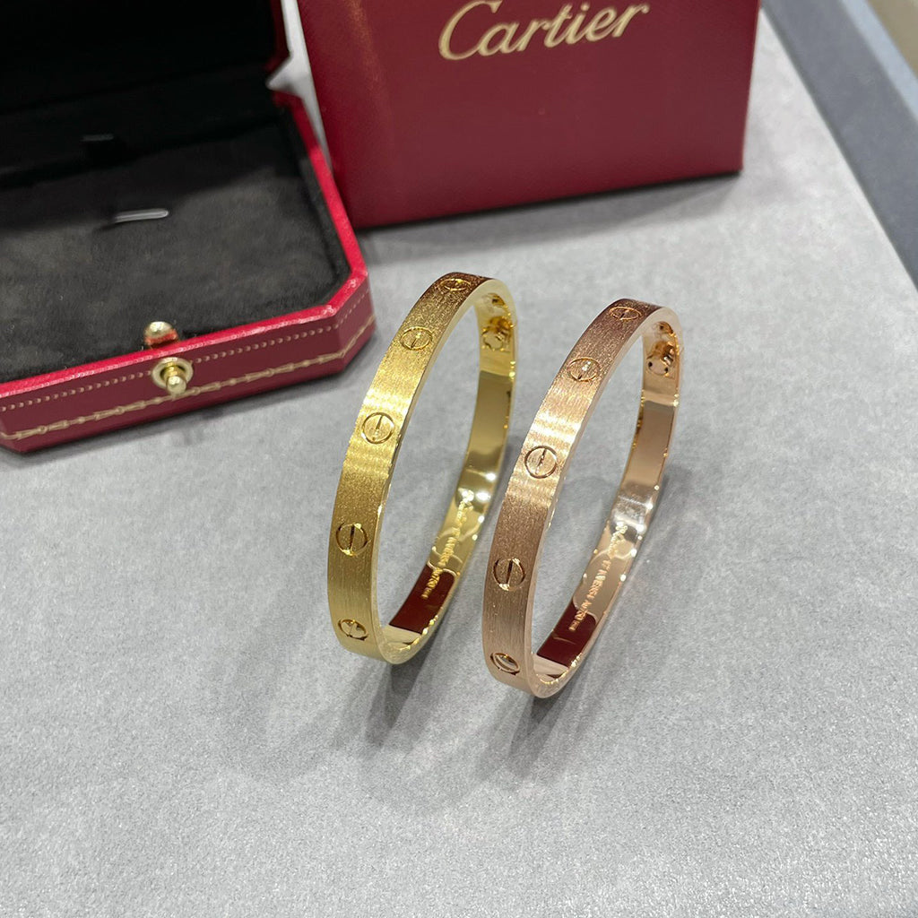 [sparkle Jewelery]LOVE BRACELET 6.1MM BRUSHED