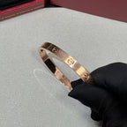 [sparkle Jewelery]LOVE BRACELET 6.1MM BRUSHED