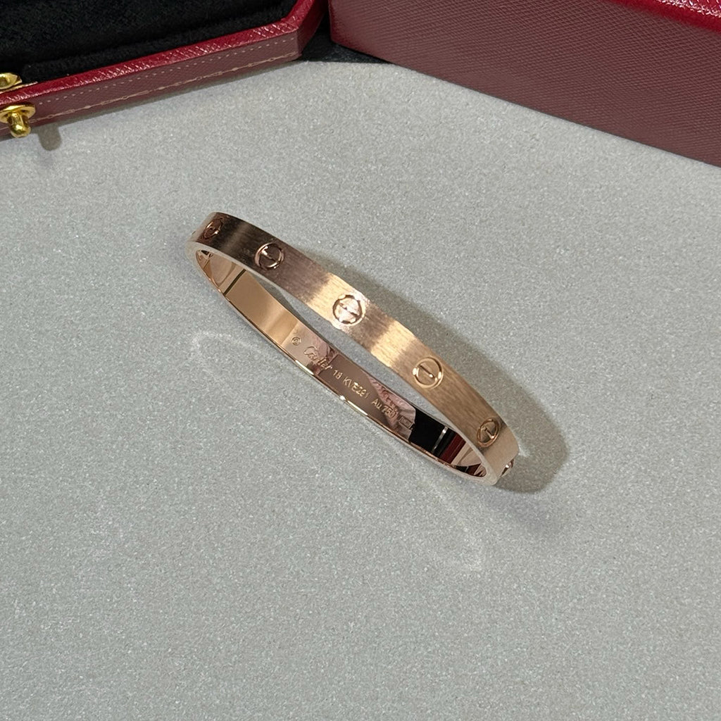 [sparkle Jewelery]LOVE BRACELET 6.1MM BRUSHED
