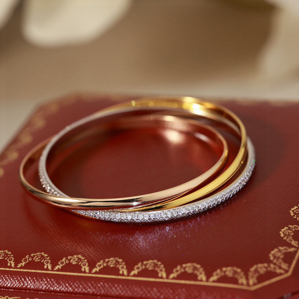 [sparkle Jewelery]TRINITY 2.8MM SMALL BRACELET