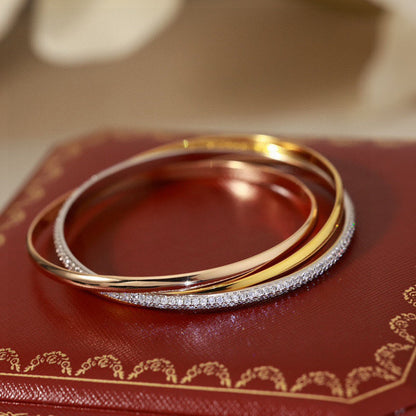 [sparkle Jewelery]TRINITY 2.8MM SMALL BRACELET