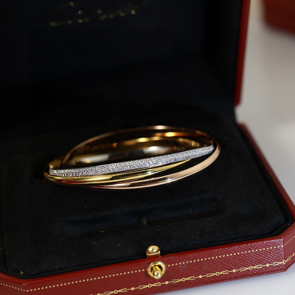 [sparkle Jewelery]TRINITY 2.8MM SMALL BRACELET