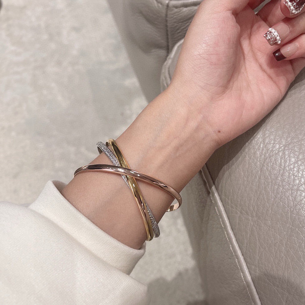 [sparkle Jewelery]TRINITY 2.8MM SMALL BRACELET