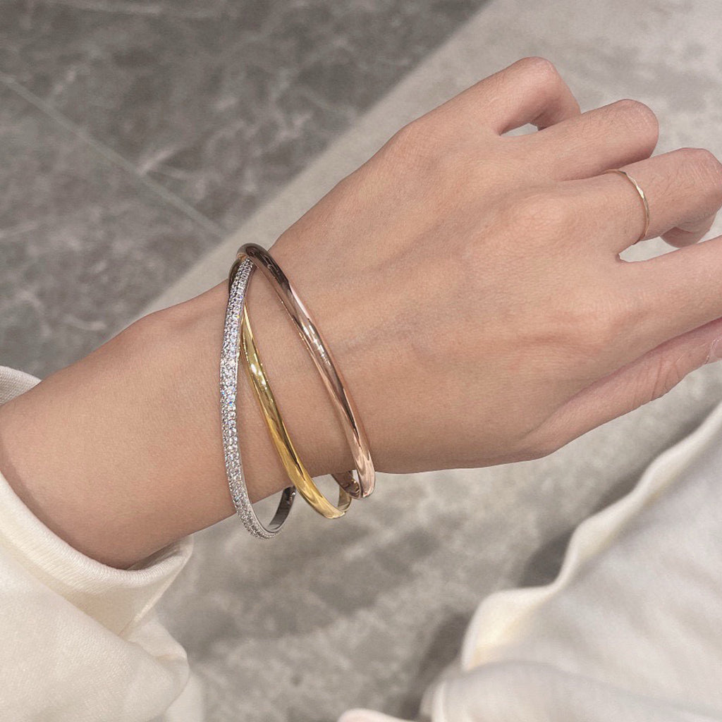 [sparkle Jewelery]TRINITY 2.8MM SMALL BRACELET