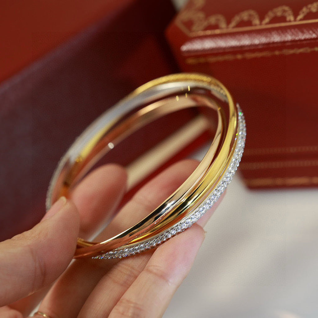 [sparkle Jewelery]TRINITY 2.8MM SMALL BRACELET