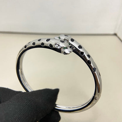 [sparkle Jewelery]PANTHERE DOUBLE HEADED OPEN BRACELET