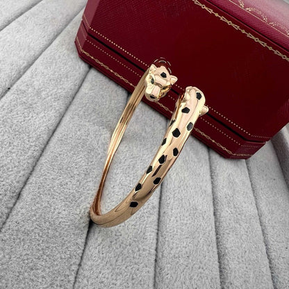 [sparkle Jewelery]PANTHERE DOUBLE HEADED OPEN BRACELET