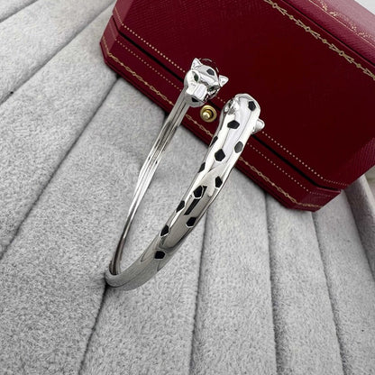 [sparkle Jewelery]PANTHERE DOUBLE HEADED OPEN BRACELET