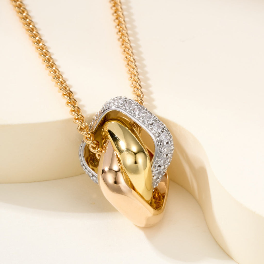 [sparkle Jewelery]TRINITY CUSHION NECKLACE COLLECTION