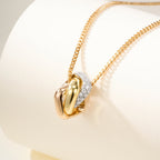 [sparkle Jewelery]TRINITY CUSHION NECKLACE COLLECTION