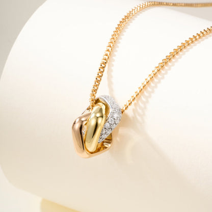 [sparkle Jewelery]TRINITY CUSHION NECKLACE COLLECTION