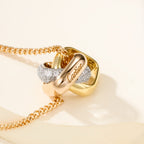 [sparkle Jewelery]TRINITY CUSHION NECKLACE COLLECTION