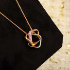 [sparkle Jewelery]TRINITY CUSHION NECKLACE COLLECTION