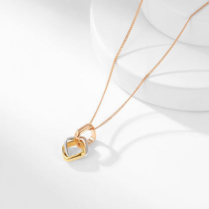 [sparkle Jewelery]TRINITY CUSHION NECKLACE COLLECTION
