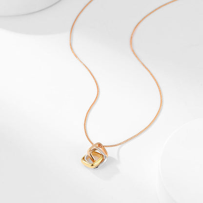 [sparkle Jewelery]TRINITY CUSHION NECKLACE COLLECTION