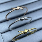 [sparkle Jewellery]TF-Knot 18K Gold Bangle