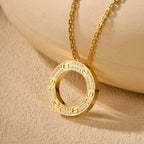 [sparkle Jewelery]LOVE NECKLACE 16MM  FULL DIAMOND