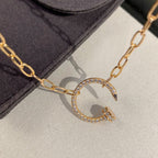 [sparkle] JUSTE NECKLACE FULL DIAMONDS