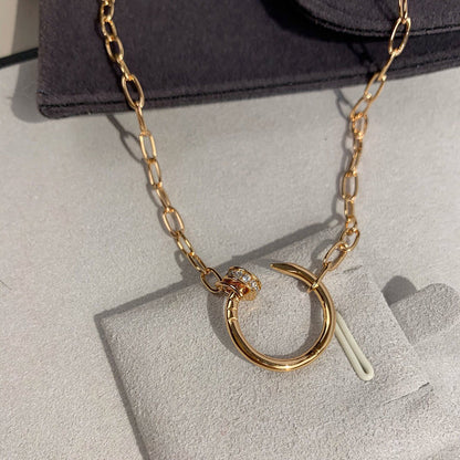 [sparkle] JUSTE NECKLACE FULL DIAMONDS