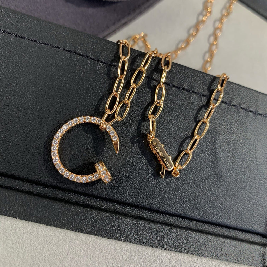 [sparkle] JUSTE NECKLACE FULL DIAMONDS
