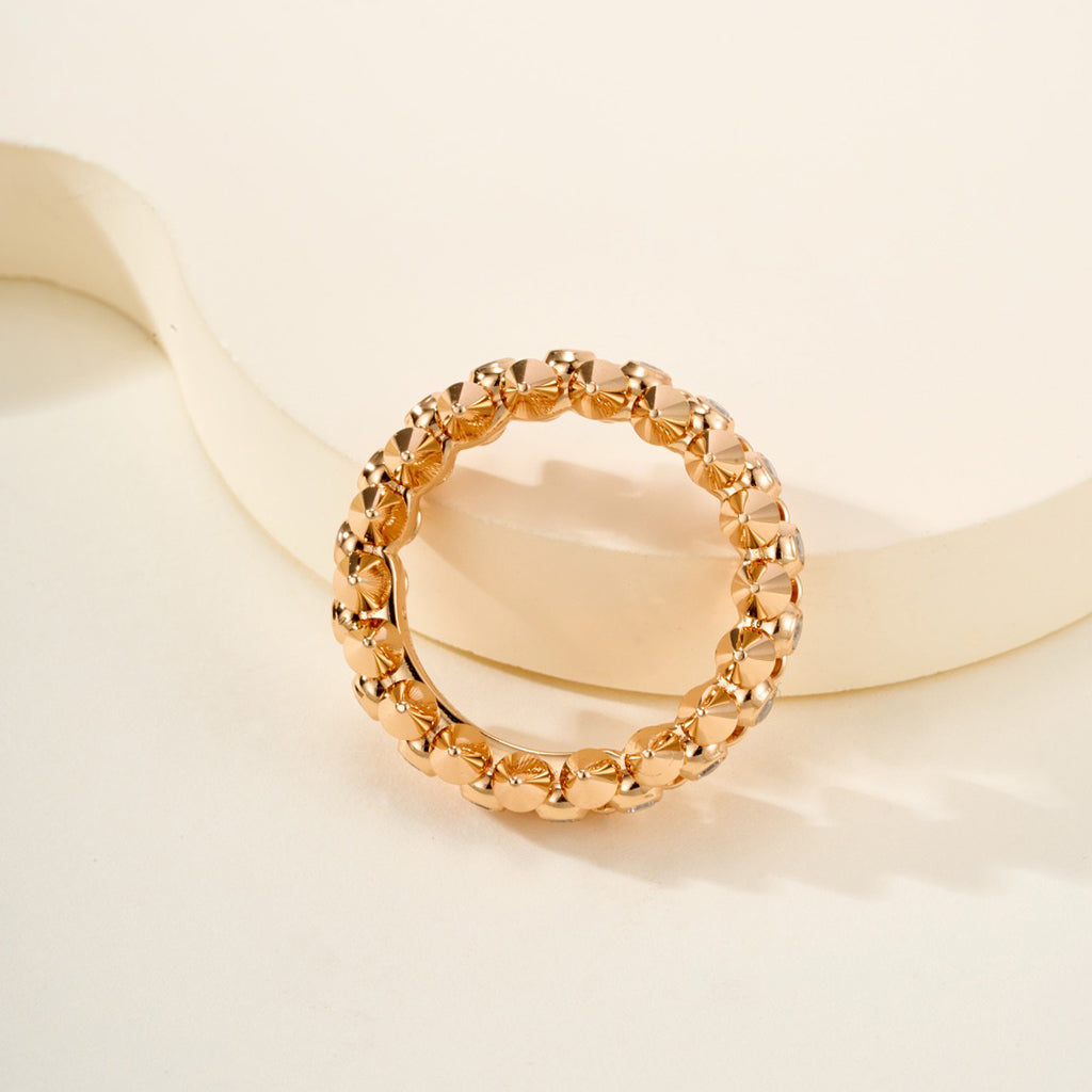 [sparkle Jewelery]CLASH 6.8MM DIAMOND MEDIUM RING